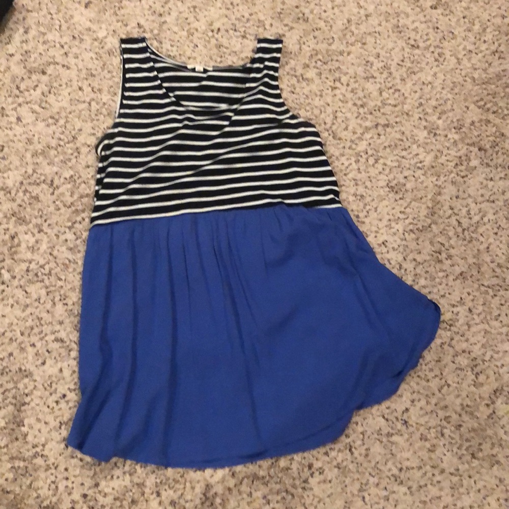 Split tunic tank top